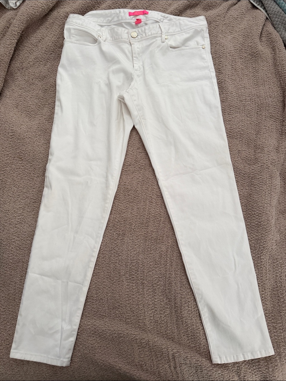 Lilly Pulitzer White Skinny Jeans